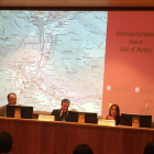 Presentación ayer en Barcelona del ‘Nomenclator dera Val d’Aran’.