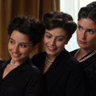 Zoe, Micol i Giovanna Fontana van dur els seus vestits a Hollywood.
