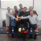 Marga Lladonet, Antoni Miquel, Álvaro Terreros, Sergi Grimau, Folguera, J.M. Bosch y Paco Rodríguez.