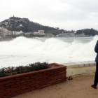 En el litoral catalán las olas llegaron a alcanzar los 6 metros.