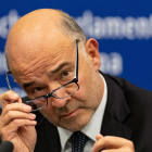 El eurocomisario Pierre Moscovici, ayer.