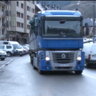 Imagen de archivo de un camión a su paso por la Val d’Aran.