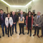 El acto de entrega de la séptima edición del premio Sikarra, ayer, en Santa Coloma.