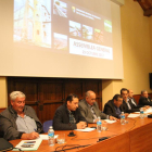 La asamblea de regantes del Canal d’Urgell de octubre del pasado año.