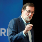 Mariano Rajoy durante la Convención sobre Familia. 