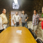 Reunión de los alcaldes del Urgell el pasado 4 de agosto. 