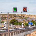 Una imagen de un tramo leridano de la AP-2.