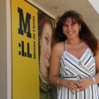 La consellera de Cultura Laura Borràs, en la seua visita el mes de juliol passat al Museu de Lleida.