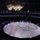 El estadio olímpico de Pyeongchang acogió ayer la ceremonia de clausura de los Juegos de Invierno.