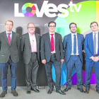 Representantes de los grupos de comunicación, unidos en LovesTV.