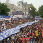 La marcha por el Día de la Memoria por la Verdad y la Justicia.