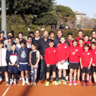 Encuentro de la selección leridana en el Tennis Barcelona