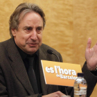 El actor y político Juanjo Puicorbé, durante un acto de ERC.