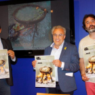 Presentación del cartel del concurso, ayer en la diputación de Lleida. 