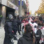 Denuncien un cop de porra d'un mosso a un manifestant a Lleida