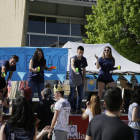 Els estudiants van celebrar ahir la festa major de la UdL al campus de Cappont.