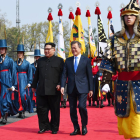 Els líders de les dos Corees, Kim Jong-un i Moon Jae-in