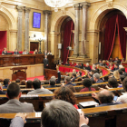 Vista general d’una sessió del Parlament, en la legislatura anterior.