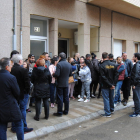 El mes d’abril passat, la PAH ja va paralitzar un desnonament en aquest bloc de Balaguer.