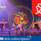 Un dels números acrobàtics del nou espectacle 'Somnis' del Circo Italiano.