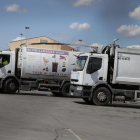Vehicles de la concessionària de recollida de residus i neteja de la ciutat.