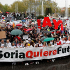 La manifestación fue convocada por las entidades “Soria ¡Ya!” y “Teruel Existe”.