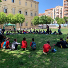 Imagen del encuentro de ayer de las Escoles Verdes en Lleida.