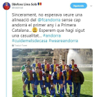 Primeras críticas para el Andorra de Gerard Piqué: Ningún andorrano en el equipo titular