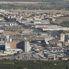 Vista del polígono industrial de El Segre en Lleida.