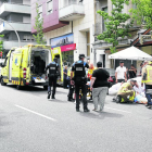 Imatge d’arxiu d’un atropellament a la ciutat de Lleida.