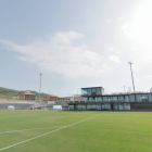 Instalaciones en las que el Lleida se entrenará mañana para preparar el partido de Ontinyent.