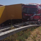 En el accidente de este miércoles se han visto implicados cuatro camiones.