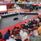 El Nou Congost de Manresa va acollir ahir l’assemblea de la Federació Catalana de Basquetbol.