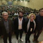 Marc Amorós va impartir ahir la conferència inaugural del simposi de llibertat de premsa a la UdL.