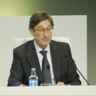 El president de Bankia, José Luis Goirigolzarri, ahir.