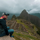 Stéphane Peterhansel visitó la ciudad inca de Machu Picchu.
