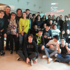 Imatge dels participants en l’‘escape room’.