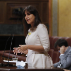 Imatge de la portaveu del grup parlamentari de Junts per Catalunya al Congrés, Laura Borràs.