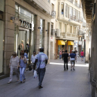Una tienda Zara en la calle Major de Lleida.