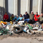 Vecinos de Golmés organizan una recogida de escombros y desechos