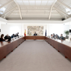 La reunió del comitè de gestió tècnic del coronavirus a Moncloa.