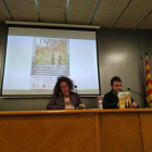 Margarida Codina presentó el libro en la sala de plenos del consistorio de Sort ante unas 40 personas.