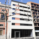 Imatge de l’estat actual del nou edifici de la Diputació a la rambla Ferran de Lleida ciutat.