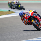 Àlex Márquez, durant una de les curses disputades al circuit de Jerez.