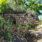 Imagen del estado actual del antiguo depósito de agua.