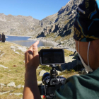 El cineasta Albert Naudín roda aquests dies als estanys de la Vall Fosca imatges per al seu nou film sobre Verdaguer al Pirineu.