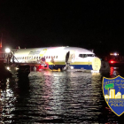 Un Boeing 737 aterriza en un río de Florida con 143 pasajeros a bordo