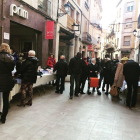 El mercat d’hivern, l’últim celebrat a la capital.