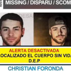 Christian Foranda, el joven desaparecido el 30 de noviembre