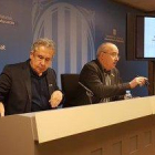 Josep Bargalló i Ignasi Garcia-Plata durant la roda de premsa.